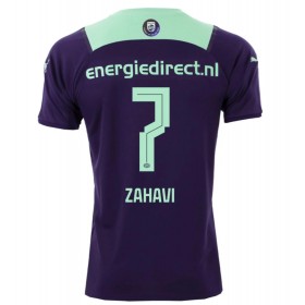 Koszulka PSV Eindhoven Eran Zahavi 7 Wyjazdowe Stroje Piłkarskie 2021/22 Krótki Rękaw